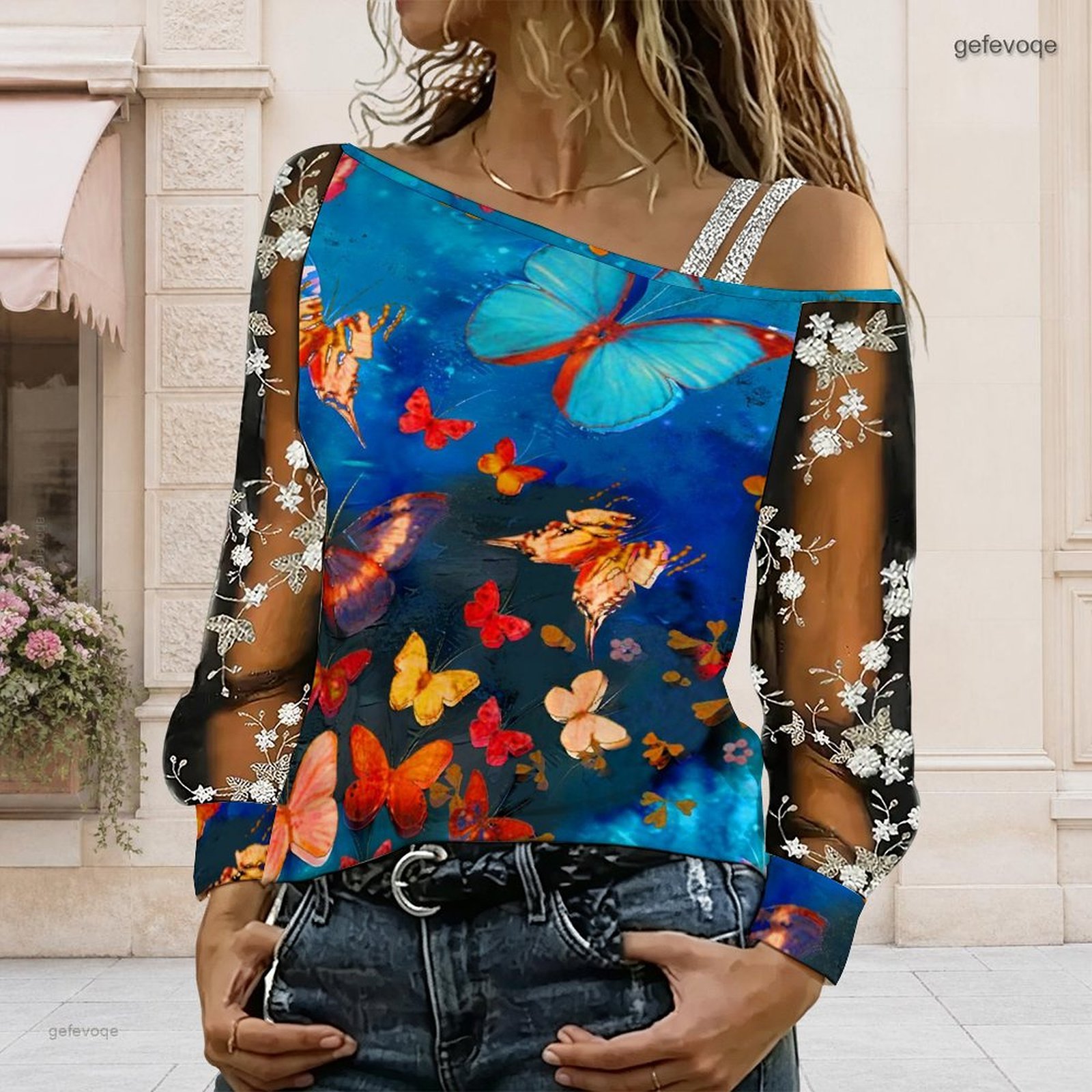 Blouse Off Shoulder - Blusa Feminina Ombro a Ombro Assimétrica