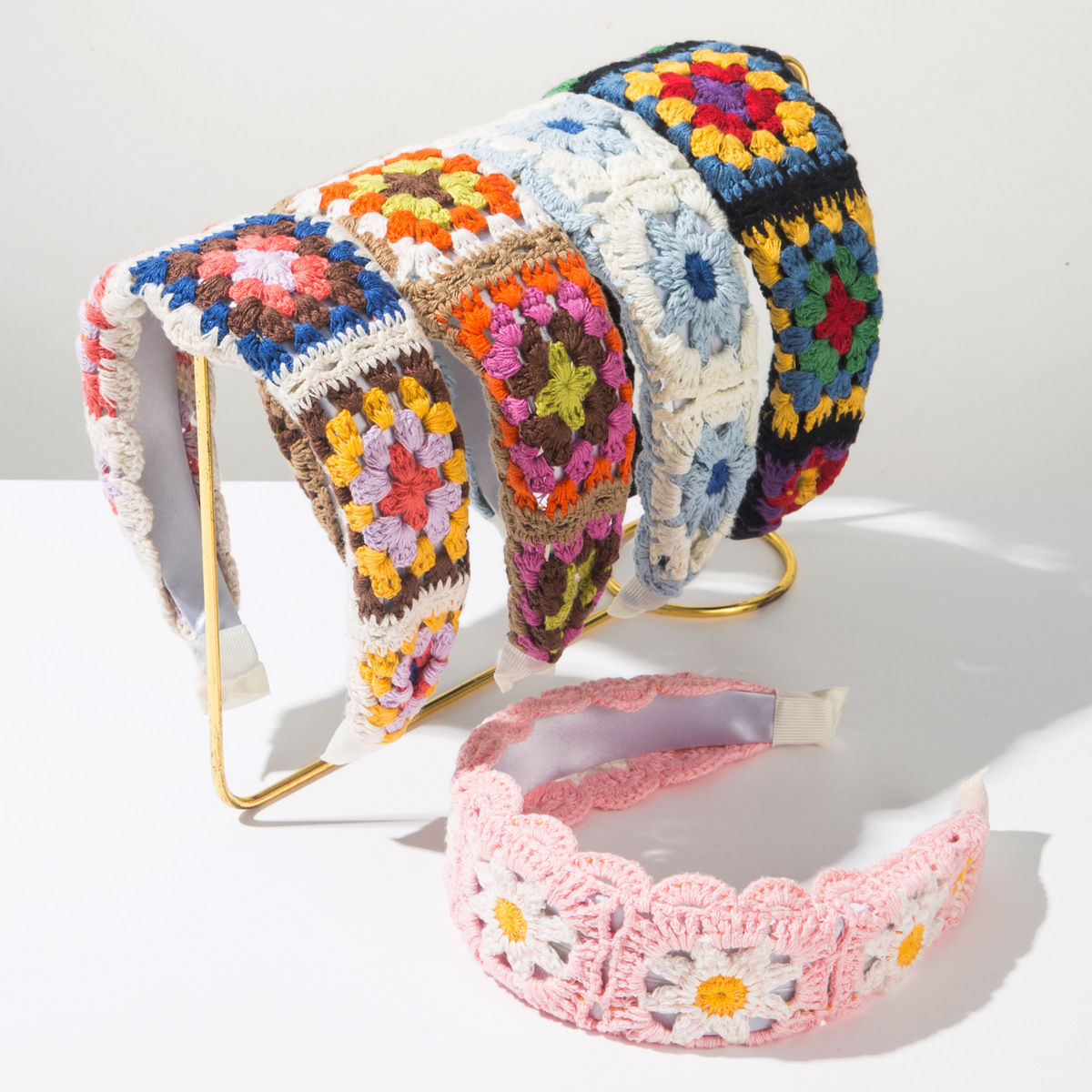 Headband Summer Knit - Tiara de Crochê Artesanal Boho com