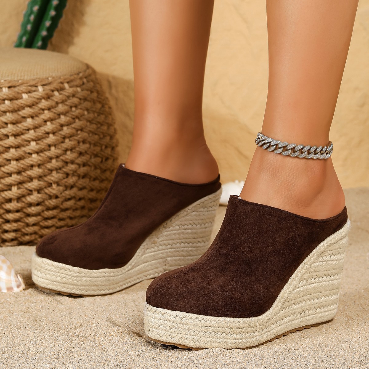 Sandálias Anabela Confortáveis - Wedge Espadrille Women avaliação e preço