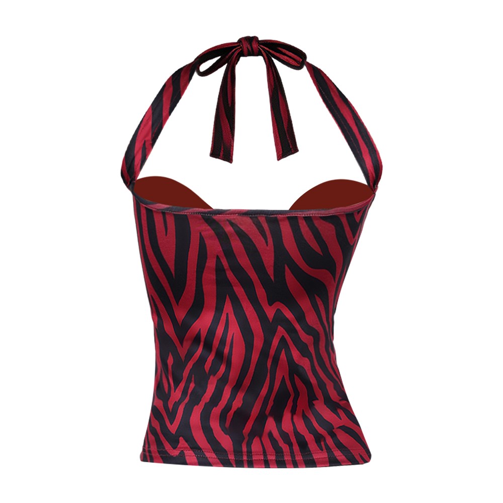 Nikki Cosplay Top Halter Verme - Maxi Dress Halter avaliação e preço