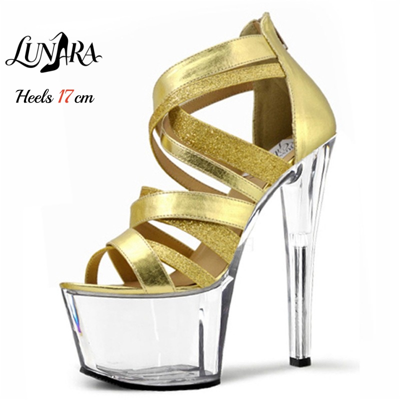 Sandálias plataforma de salto  - Sandal Strappy Heeled avaliação e preço
