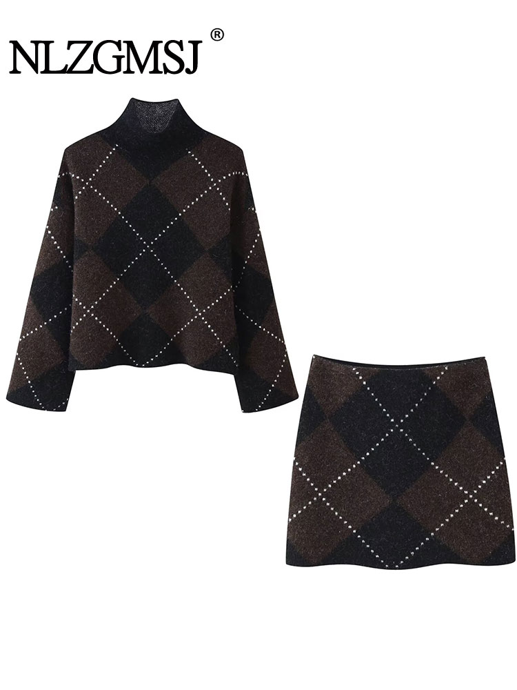 Nlzgmsj conjuntos de malha fem - Crop Top Crochet avaliação e preço