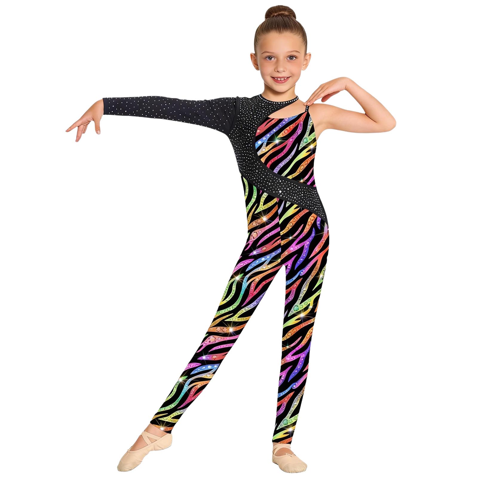 Leotardos de Ginástica Impress - Romper Floral Print avaliação e preço