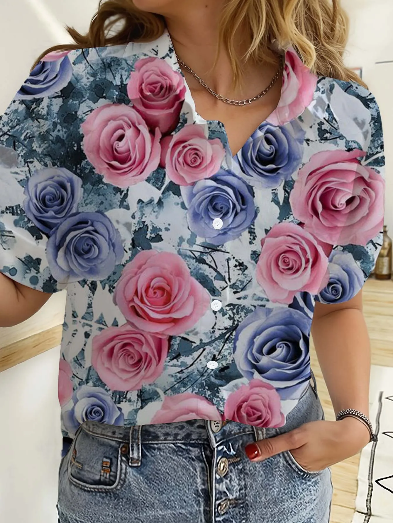Camisas havaianas femininas ma - Romper Floral Print avaliação e preço