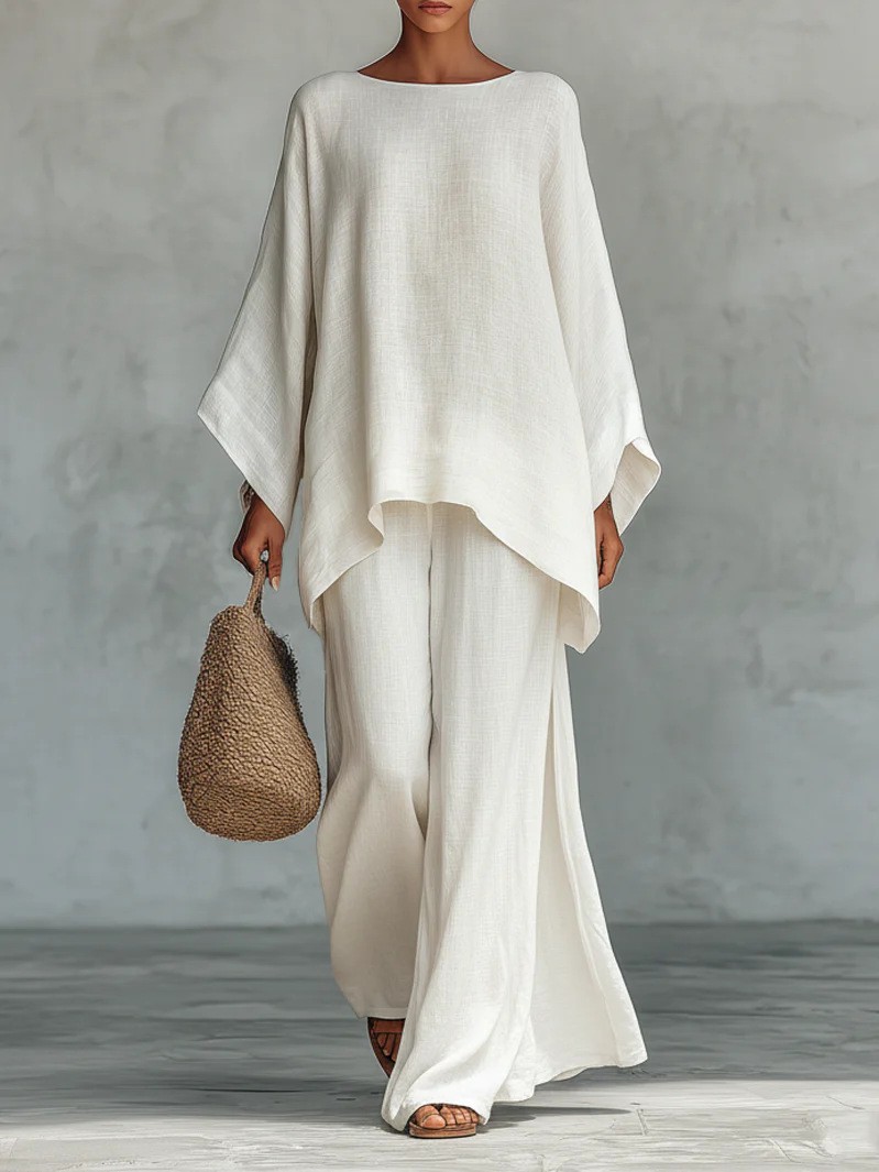Novo Modelo Europeu e American - Linen Pant Wide avaliação e preço