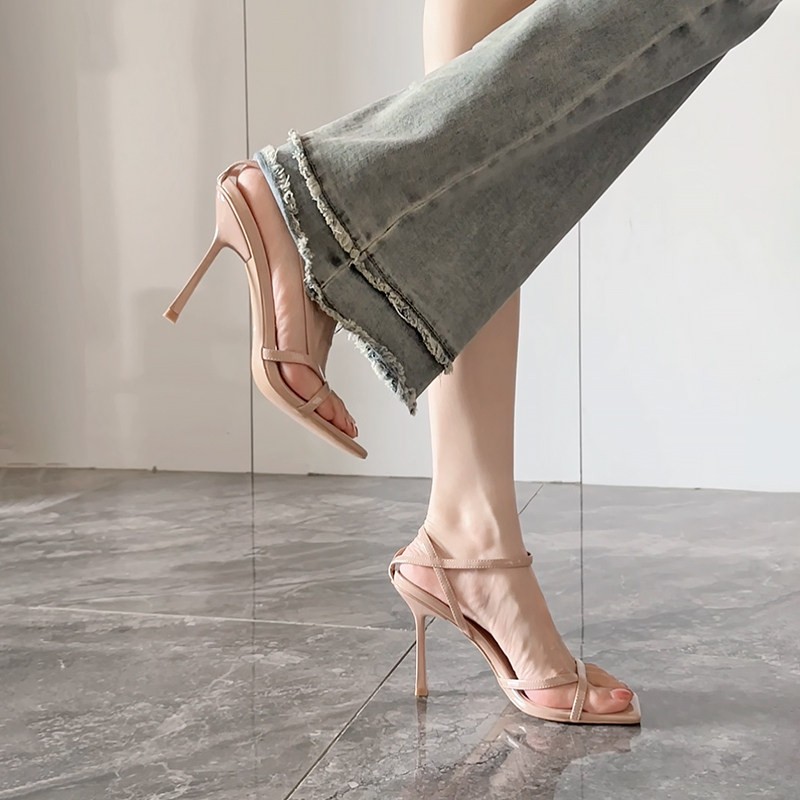 Sandálias Stiletto Femininas X - Sandal Strappy Heeled avaliação e preço