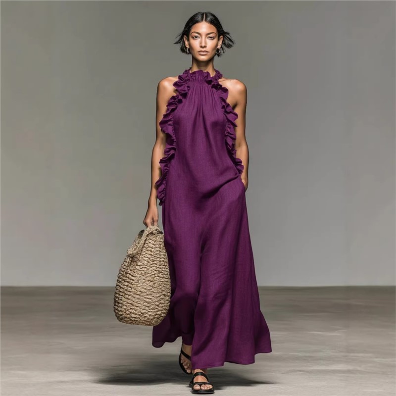 Vestido Maxi Feminino Sexy Per - Maxi Dress Halter avaliação e preço